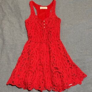 Abercrombie & Fitch Red Dress